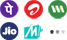 Airtel money, PhonePe, MobiKwik