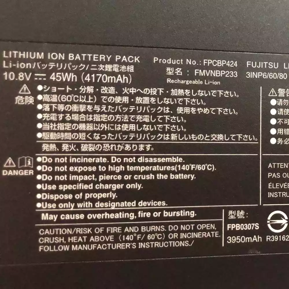 Original new laptop battery for FUJITSU Lifebook AH77/S,Lifebook