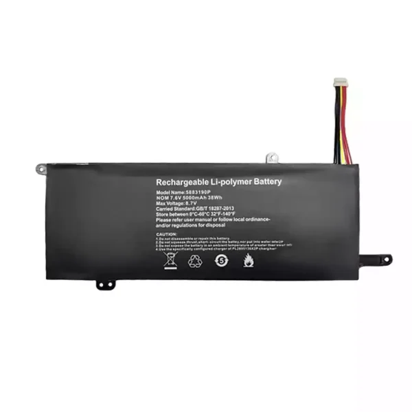 Laptop battery for F152G-ZC-5095-4125 WTL-5883190P-2S 5883190P