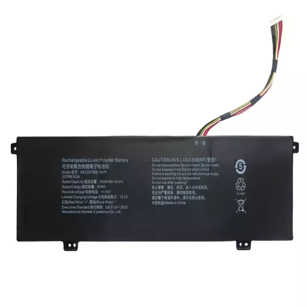 Laptop battery for AEC597988-3S1P