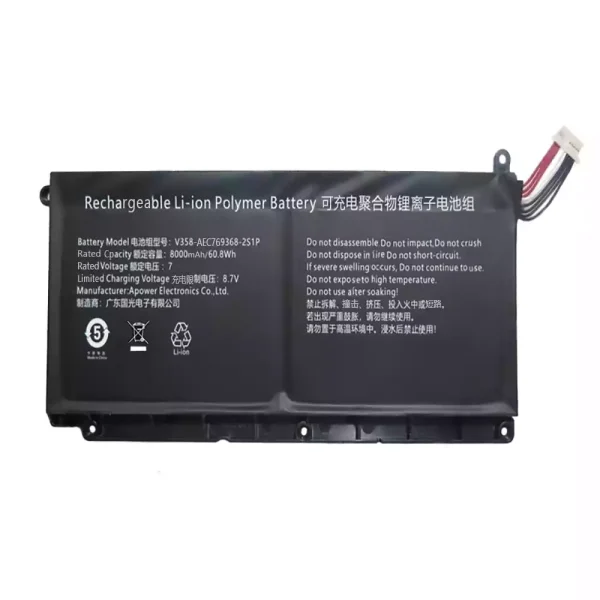 Laptop battery for AEC769368-2S1P V358-AEC769368-2S1P