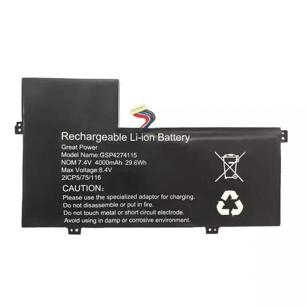 Laptop battery for GSP4274115