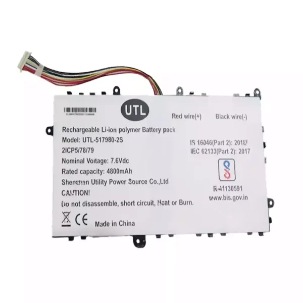 Laptop battery for UTL-517980-2S