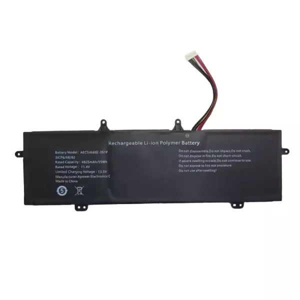 Laptop battery for AEC546882-3S1P