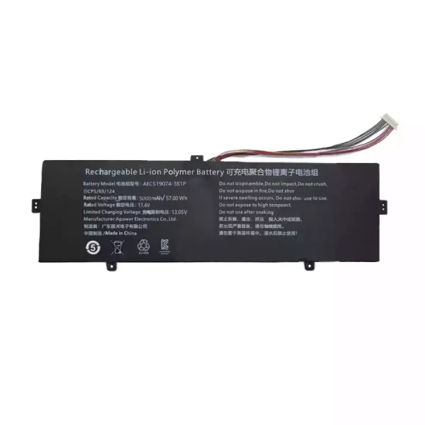 Laptop battery for AEC519074-3S1P