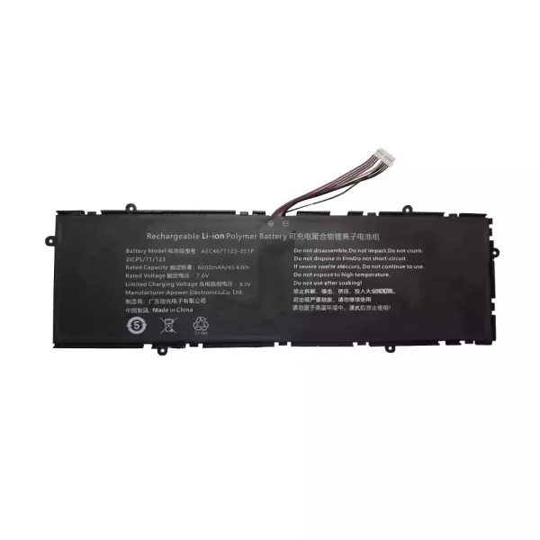 Laptop battery for AEC4671123-2S1P