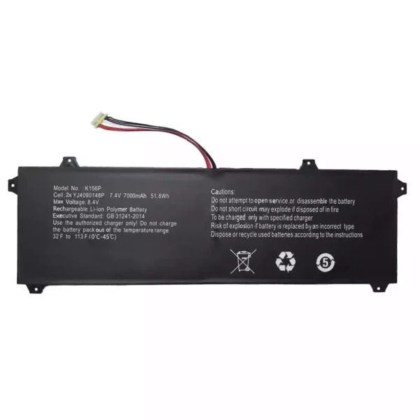 Laptop battery for K156P,YJ4090149P