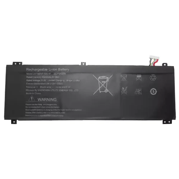 Laptop battery for U419279PV-3S1P