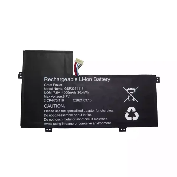 Laptop battery for GSP3374115