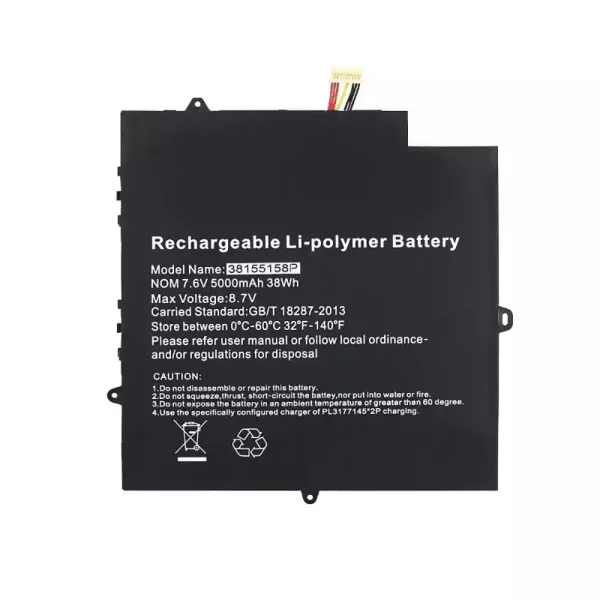 Laptop battery for 38155158P Jumper EZBook X4 Pro