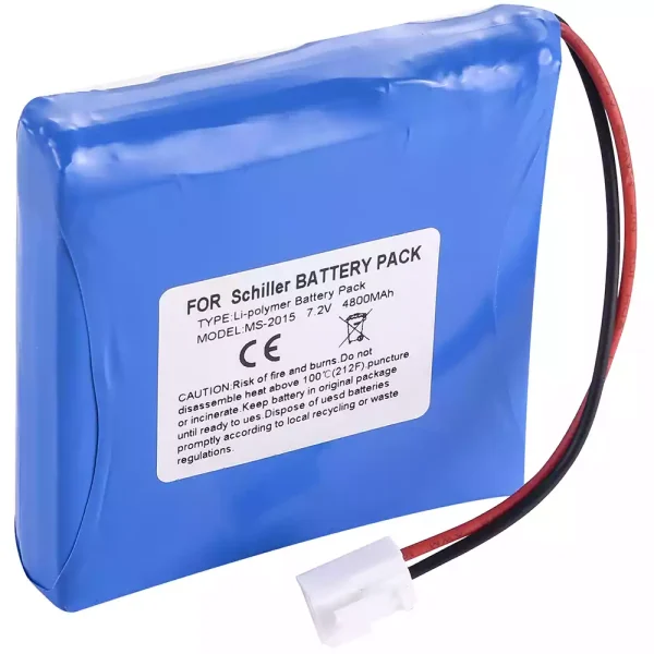 New Battery for Schiller CardioVit AT102+ MS-2007 MS-2010 MS-2015