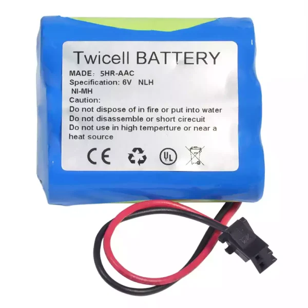 New Battery for SANYO Twicell 5HR-AAC,SANYO MDF-137,MDF-U333,MDF-U537,MDF-U537D,MDF-V7486SC,MDF-C8V,VIP Plus