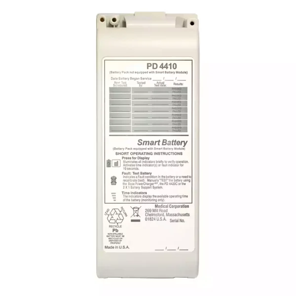 New Battery for Zoll PD1400 PD1600 PD1700 PD2000