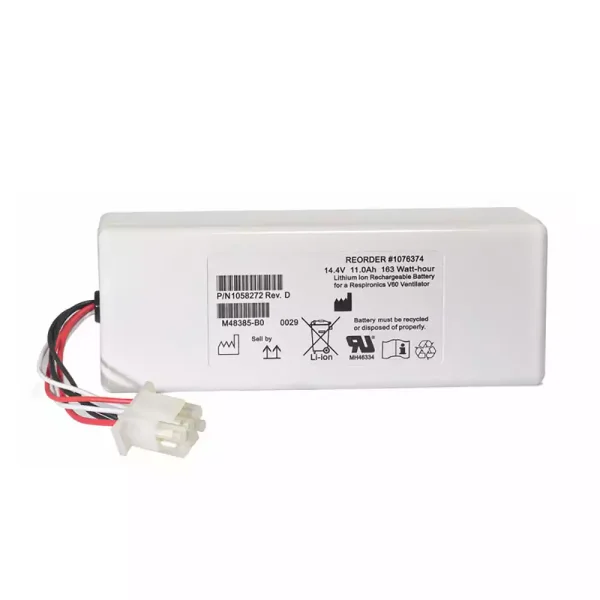 New Battery for RESPIRATEUR V60 V60S,88881344 1076374