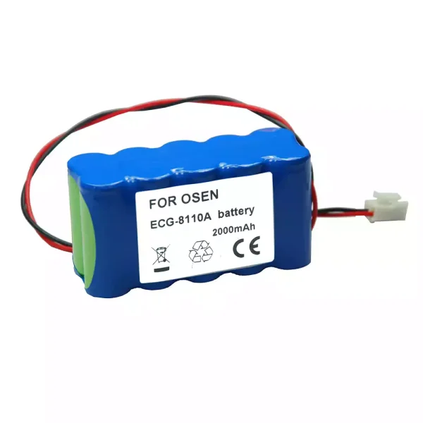 New Battery for OSEN ECG-8110 ECG-8110A ECG-8130A