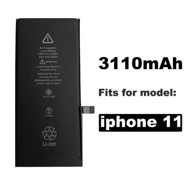 Original new battery 616-00641 for iPhone 11