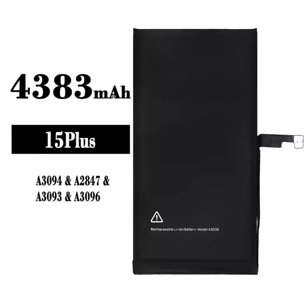 Original new battery A3039 for iPhone 15 plus