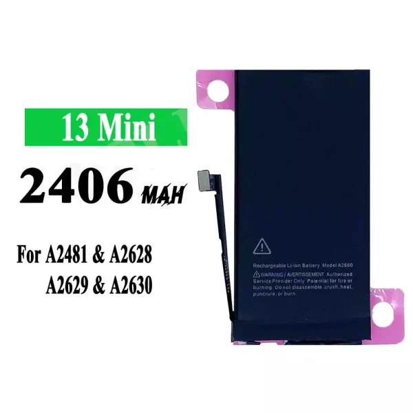 Original new battery A2660 for iPhone 13 mini