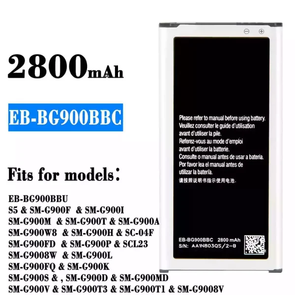 Original new battery EB-BG900BBC for Samsung S5