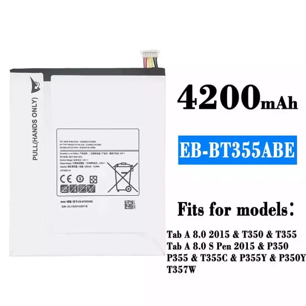 Original new battery EB-BT355ABE for Samsung Tab A 8.0 2015