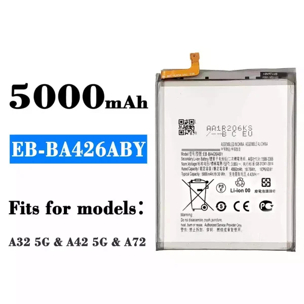 Original new battery EB-BA426ABY for Samsung A32 5G/A42 5G/A72