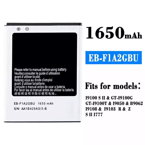 Original new battery EB-F1A2GBU for Samsung