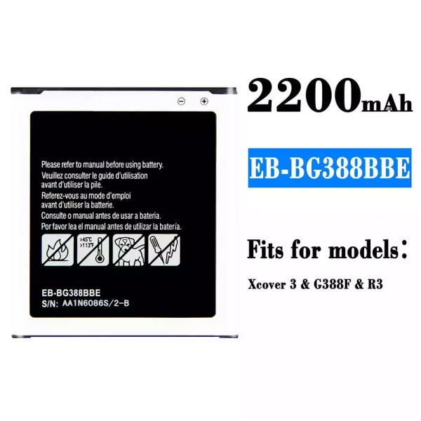 Original new battery EB-BG388BBE for Samsung Xcover 3