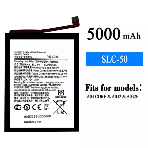 Original new battery SLC-50 for Samsung A03 CORE