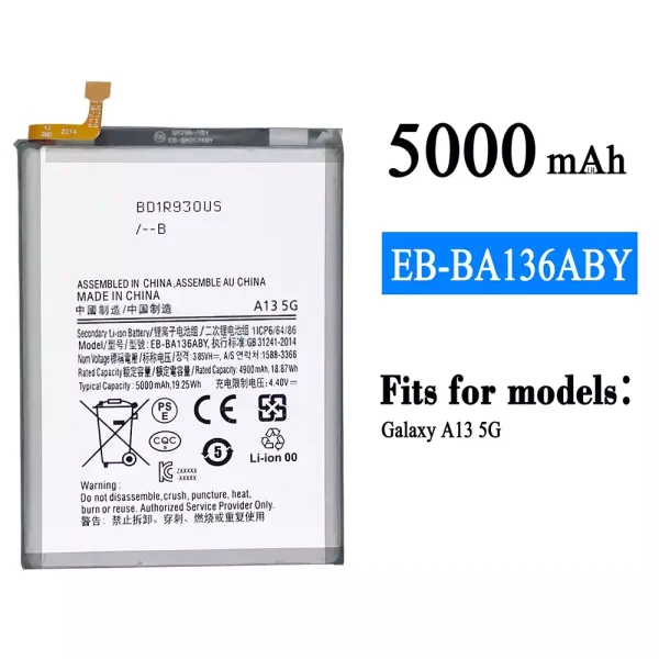 Original new battery EB-BA136ABY for Samsung Galaxy A13 5G