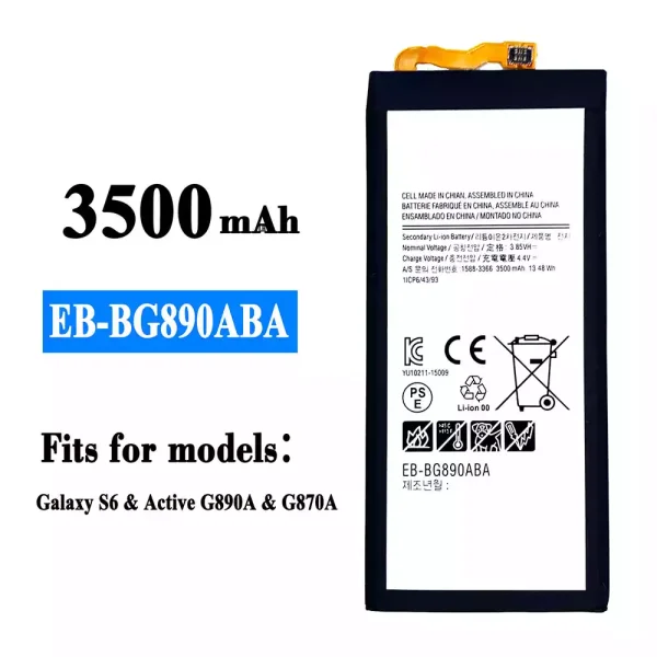 Original new battery EB-BG890ABA for Samsung Galaxy S6