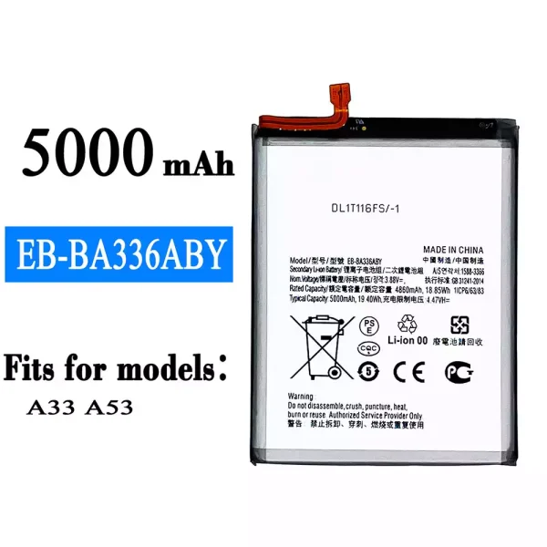 Original new battery EB-BA336ABY for Samsung A33/A53