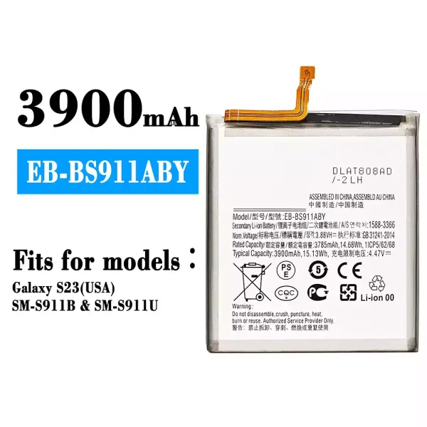 Original new battery EB-BS911ABY for Samsung Galaxy S23