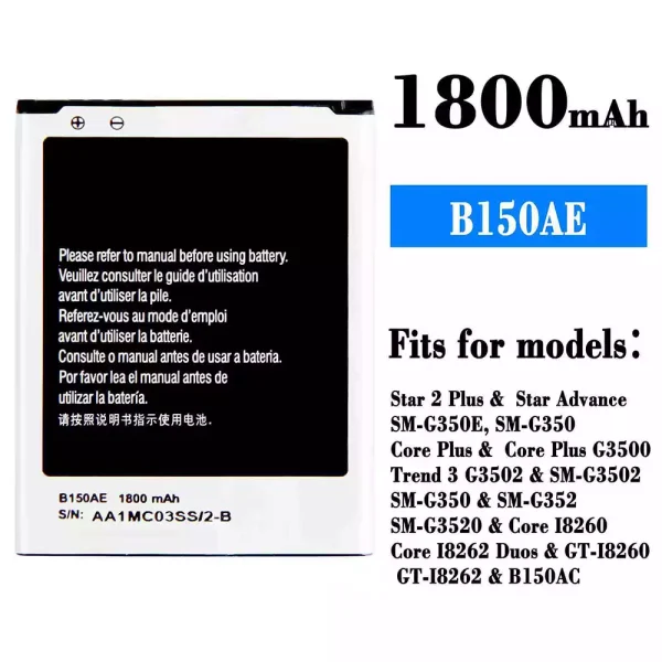 Original new battery B150AE for Samsung Star 2 Plus
