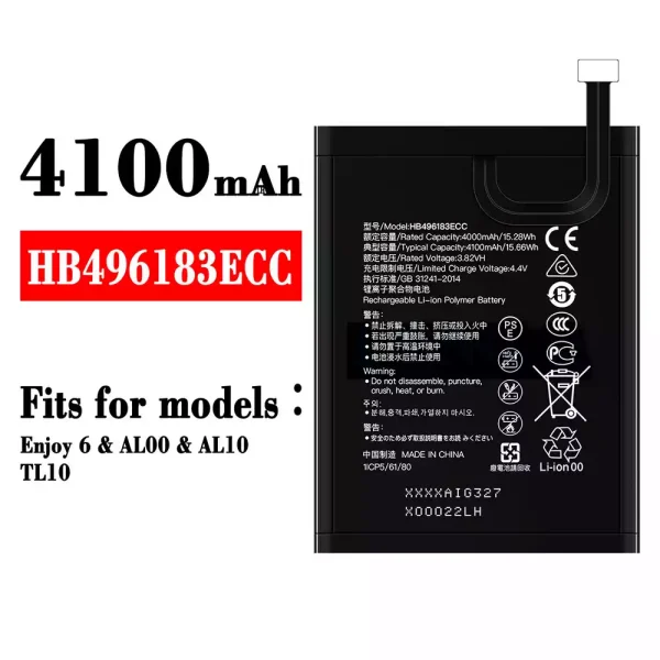 Original new battery HB496183ECC for HUAWEI Enjoy 6