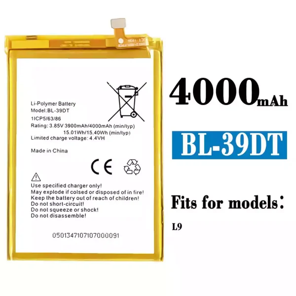 Original new battery BL-39DT for Tecno L9