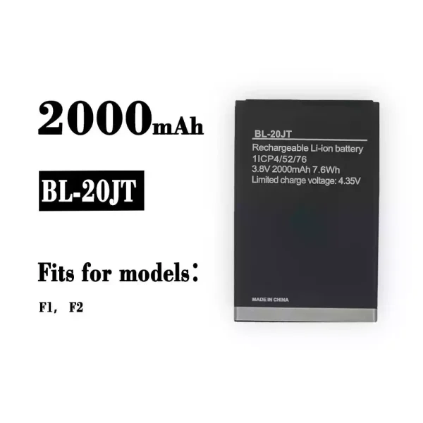 Original new battery BL-20JT for Tecno F1 / F2