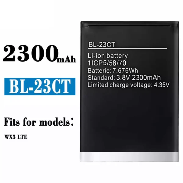 Original new battery BL-23CT for Tecno WX3 LTE