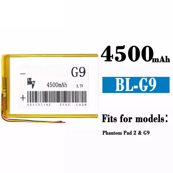 Original new battery BL-G9 for Tecno Phantom Pad 2 / G9