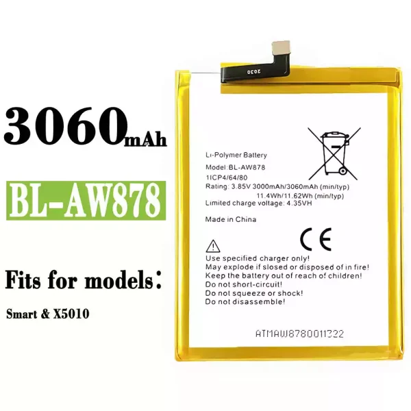 Original new battery BL-AW878 for Infinix X5010 / Smart