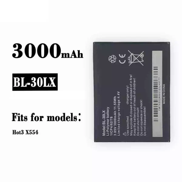 Original new battery BL-30LX for Infinix Hot 3