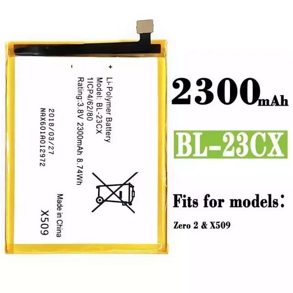 Original new battery BL-23CX for Infinix Zero 2