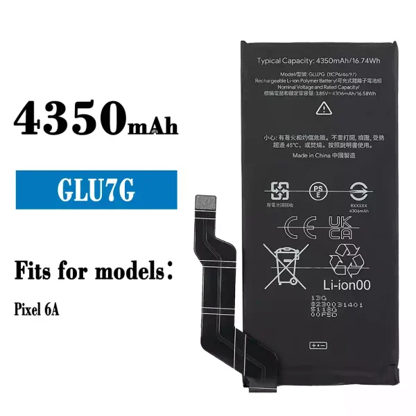 Original new battery GLU7G for HTC Pixel 6A