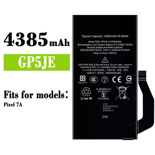 Original new battery GP5JE for Google Pixel 7A