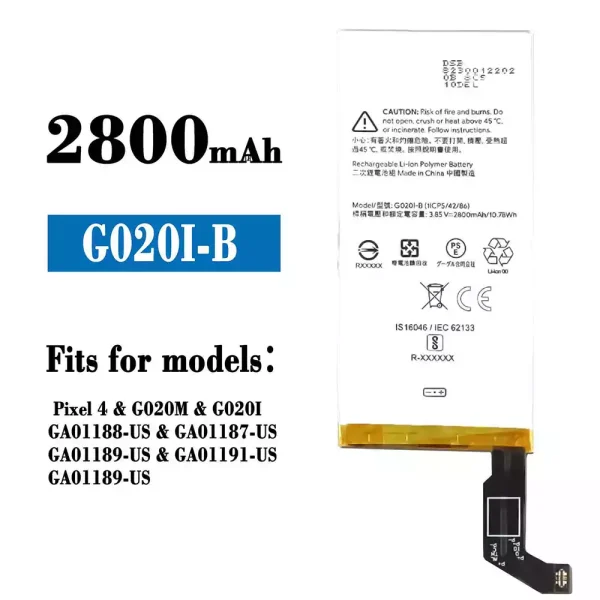 Original new battery G020I-B for Google Pixel 4