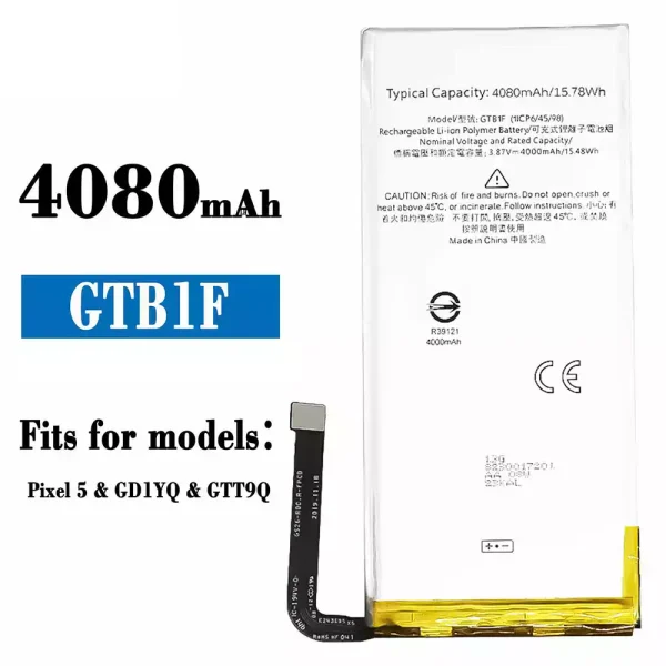 Original new battery GTB1F for Google Pixel 5