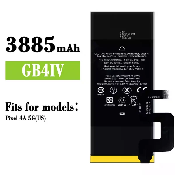 Original new battery GB4IV for Google Pixel 4A 5G
