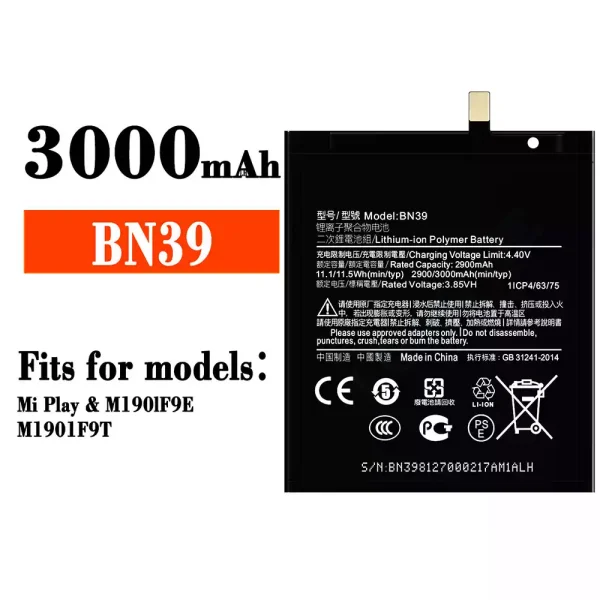Original new battery BN39 for Xiaomi Mi Play