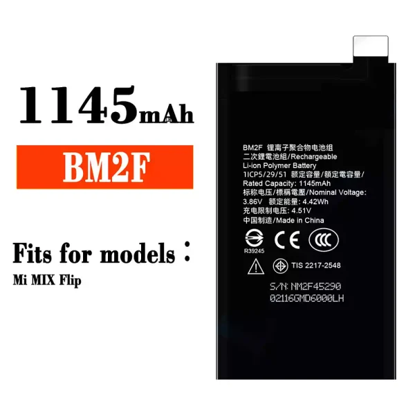 Original new battery BM2F for Xiaomi Mi MIX Flip