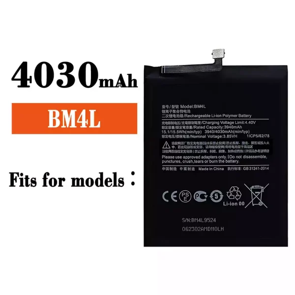 Original new battery BM4L for Xiaomi