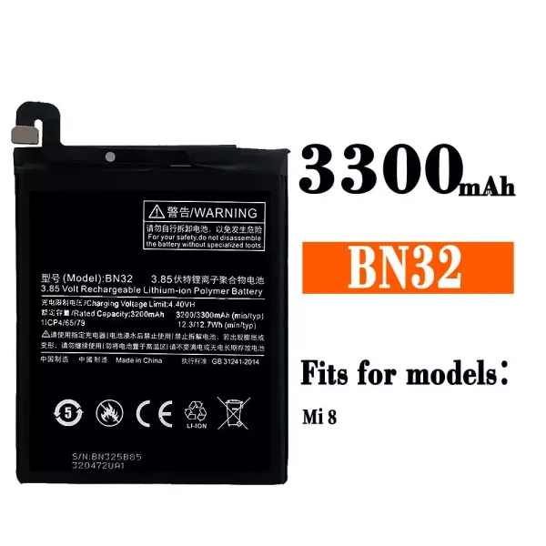 Original new battery BN32 for Xiaomi Mi 8